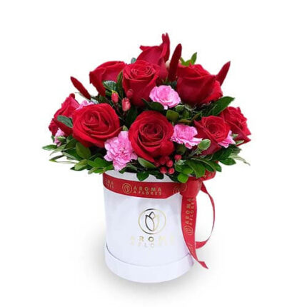 box 12 rosas a mamá