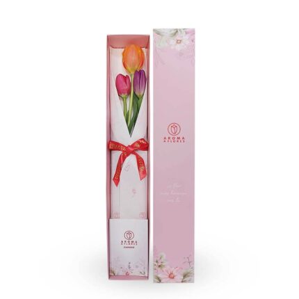 Caja 3 tulipanes