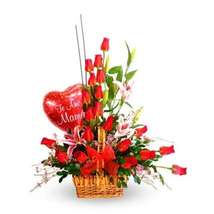 Cesta de amor a mamá