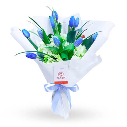 Ramo tulipanes cielo